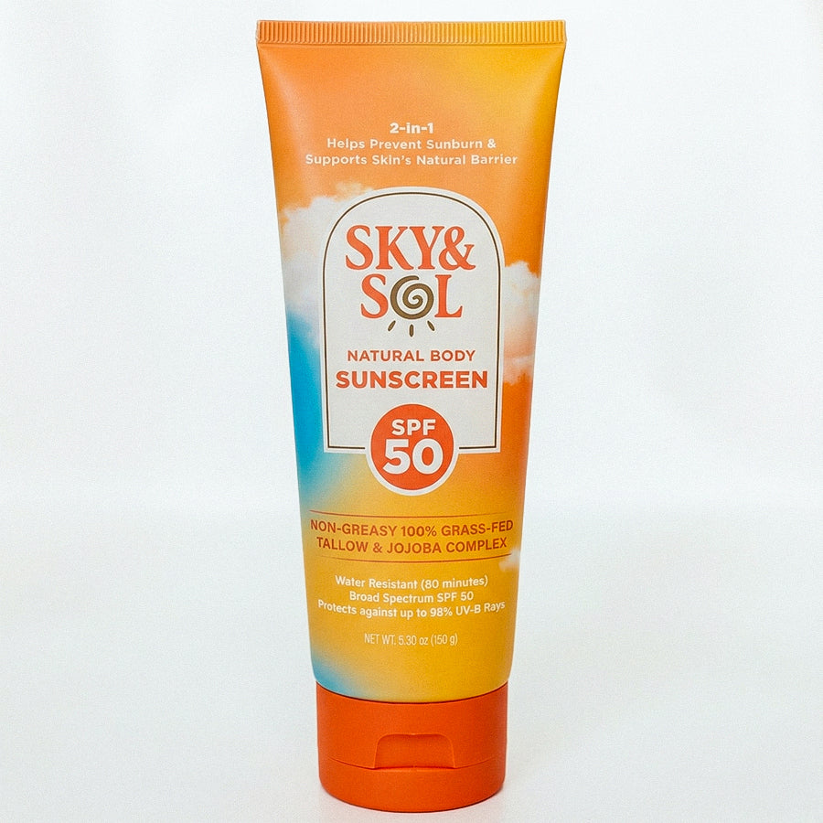Natural Body Sunscreen SPF 50 5 oz
