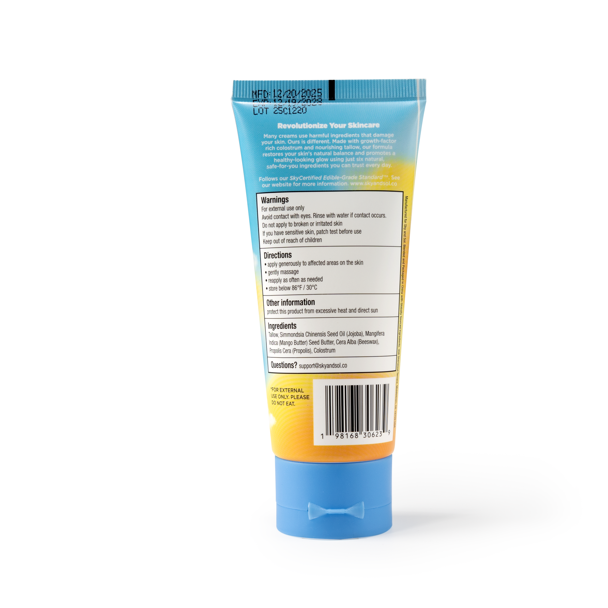 Natural Restorative Moisturizing Cream