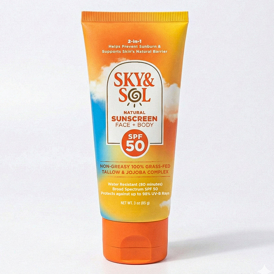 Natural Sunscreen Face and Body SPF 50